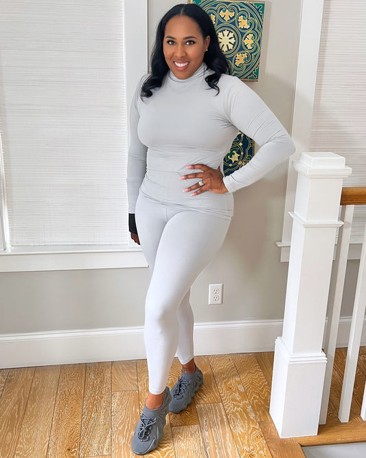 Buttery Soft Leggings Set- Gray