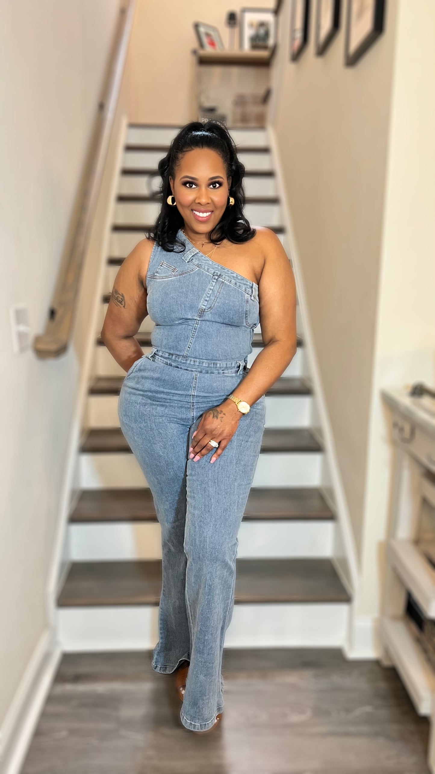 Mia Denim Jumpsuit - RESTOCK